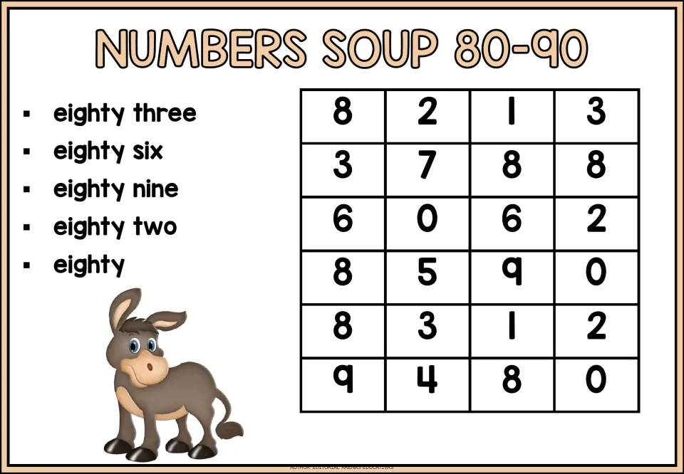Number search for 80–90: find numerals matching eighty-three, eighty-six, eighty-nine, eighty-two, and eighty.