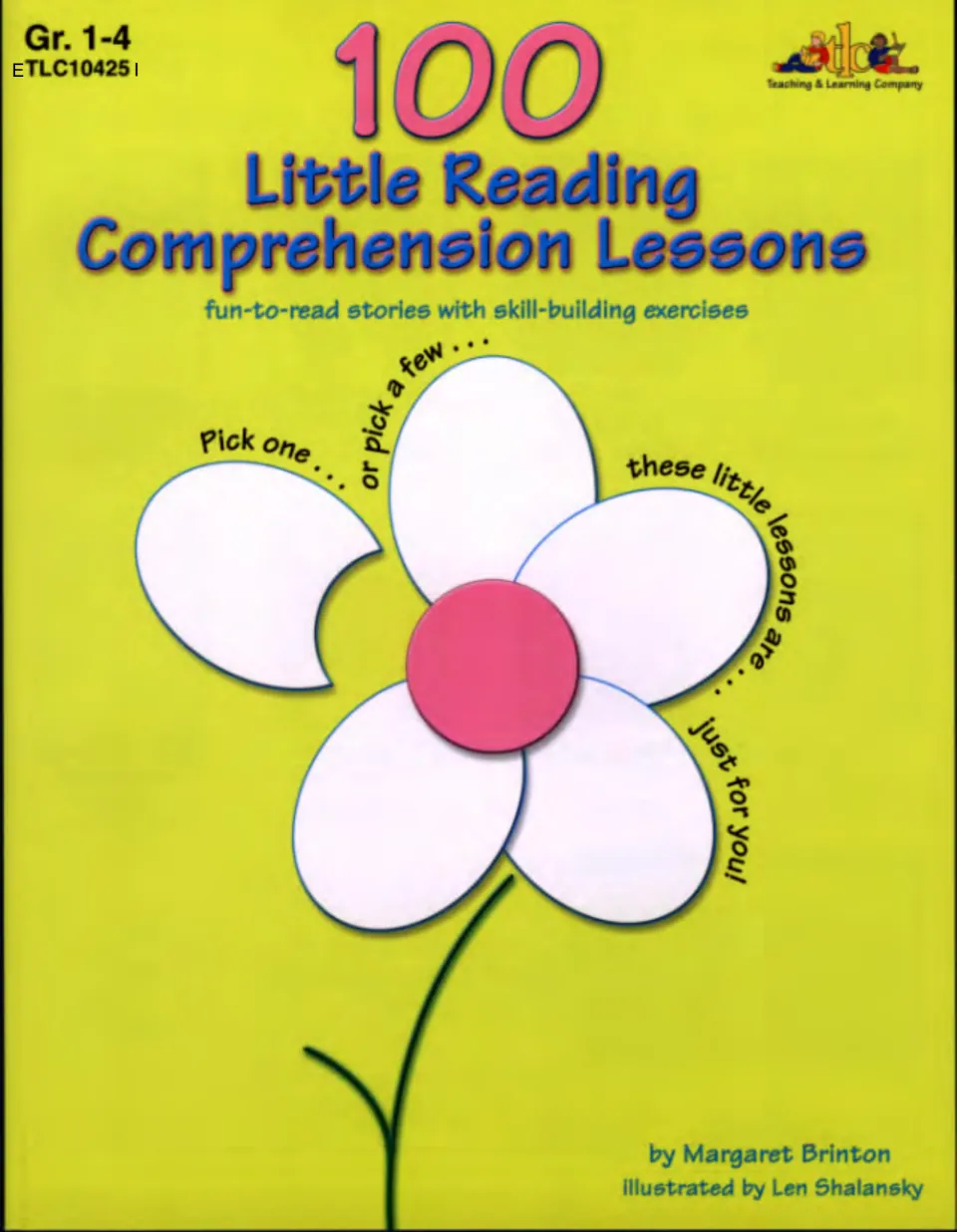 Cover of 100 Little Reading Comprehension Lessons, Gr. 1-4: fun-to-read stories with skill-building exercises
