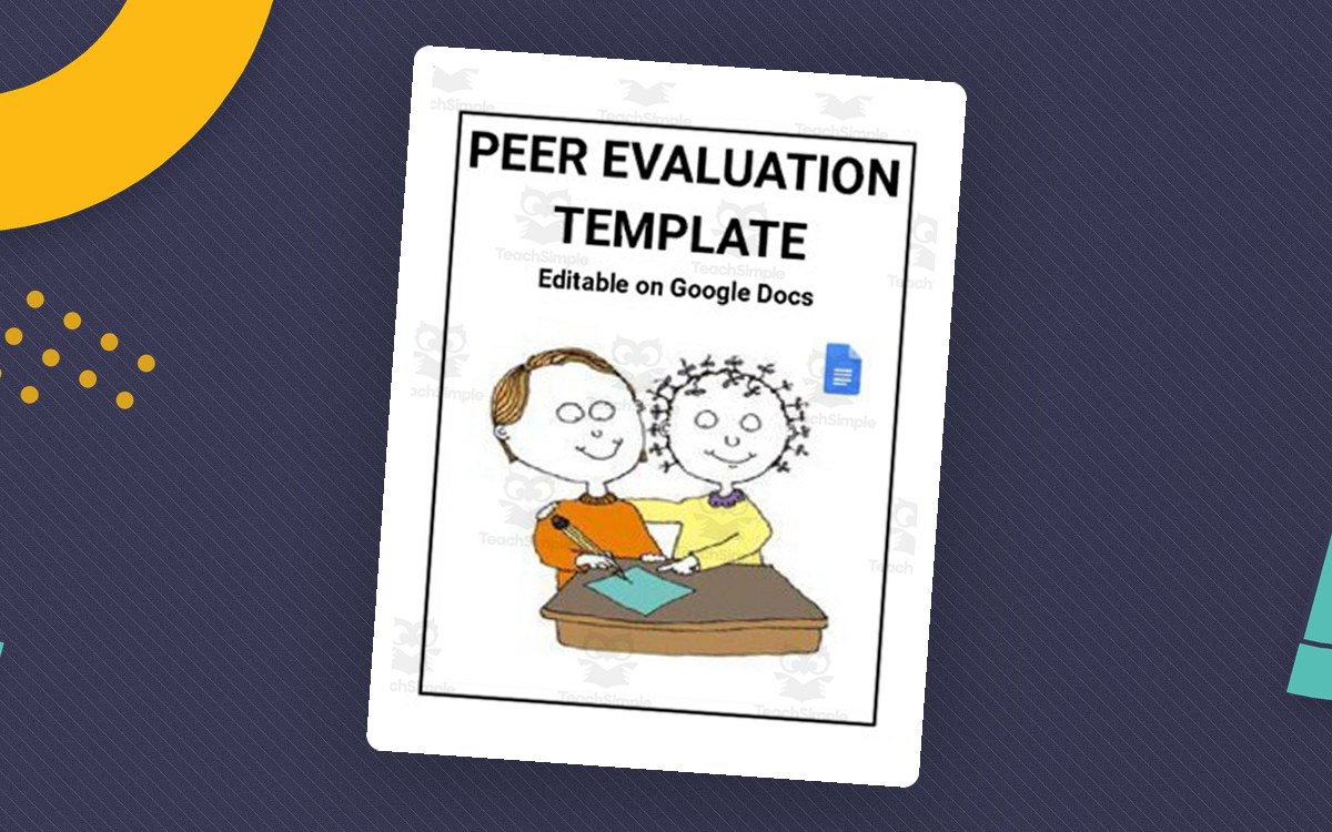 12 Different Peer Evaluation Template (Editable Google Docs) preview