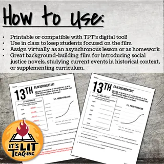 13th Documentary Worksheet – sample page 3