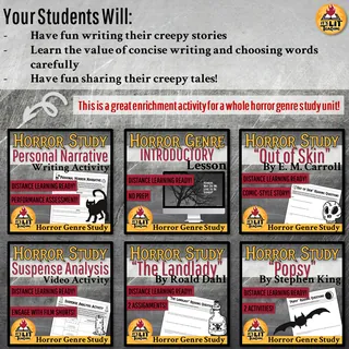 2-Sentence Horror Stories Writing Activity FREEBIE – sample page 4