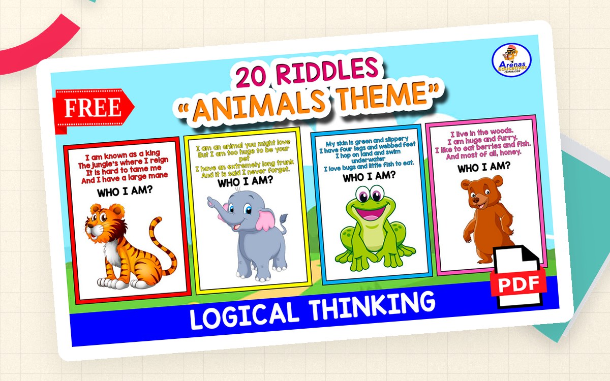 20 FUNNY RIDDLES | Animals Theme preview