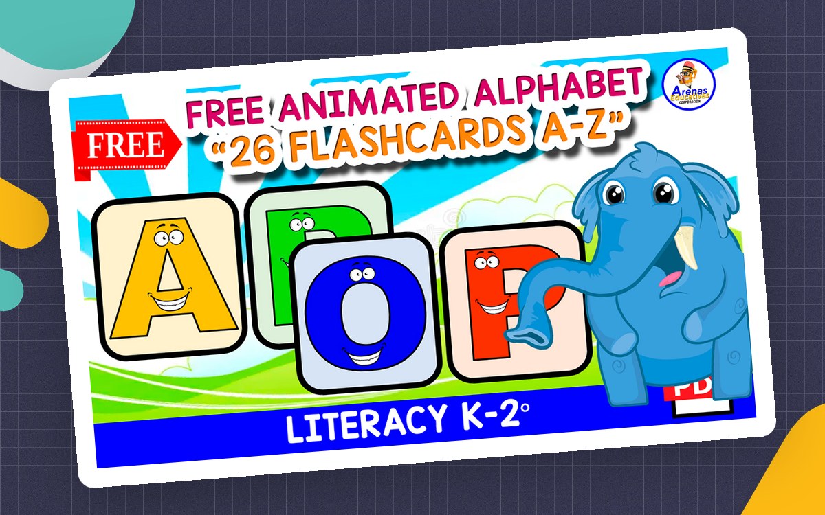 26 FREE ALPHABET FLASHCARDS | Animated Cards for KIDS preview