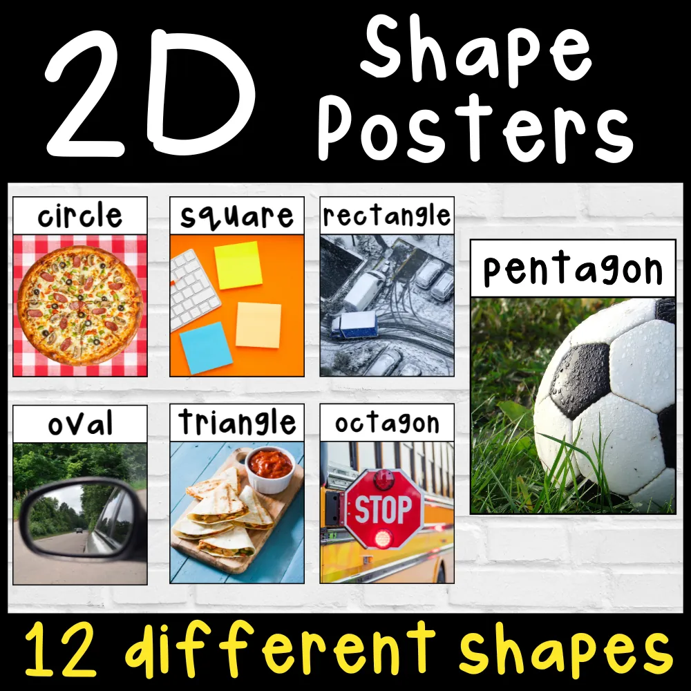 2D flat shape posters – cover