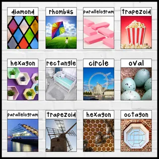 2D flat shape posters – sample page 2