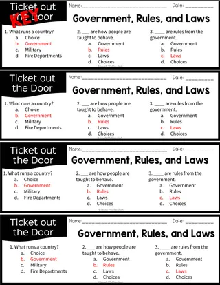 2nd Grade Reading Packet – Government & Laws – sample page 4