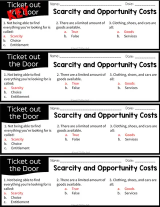 Scarcity & Opportunity Costs – 2nd Grade Reading Packet – sample page 3