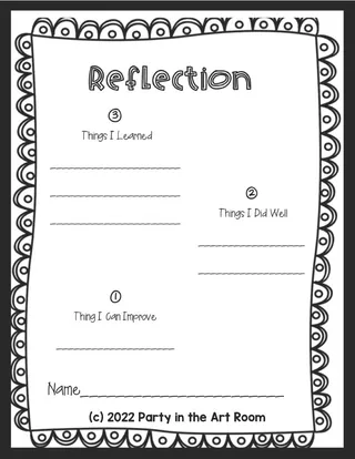 3 2 1 Worksheet – sample page 3