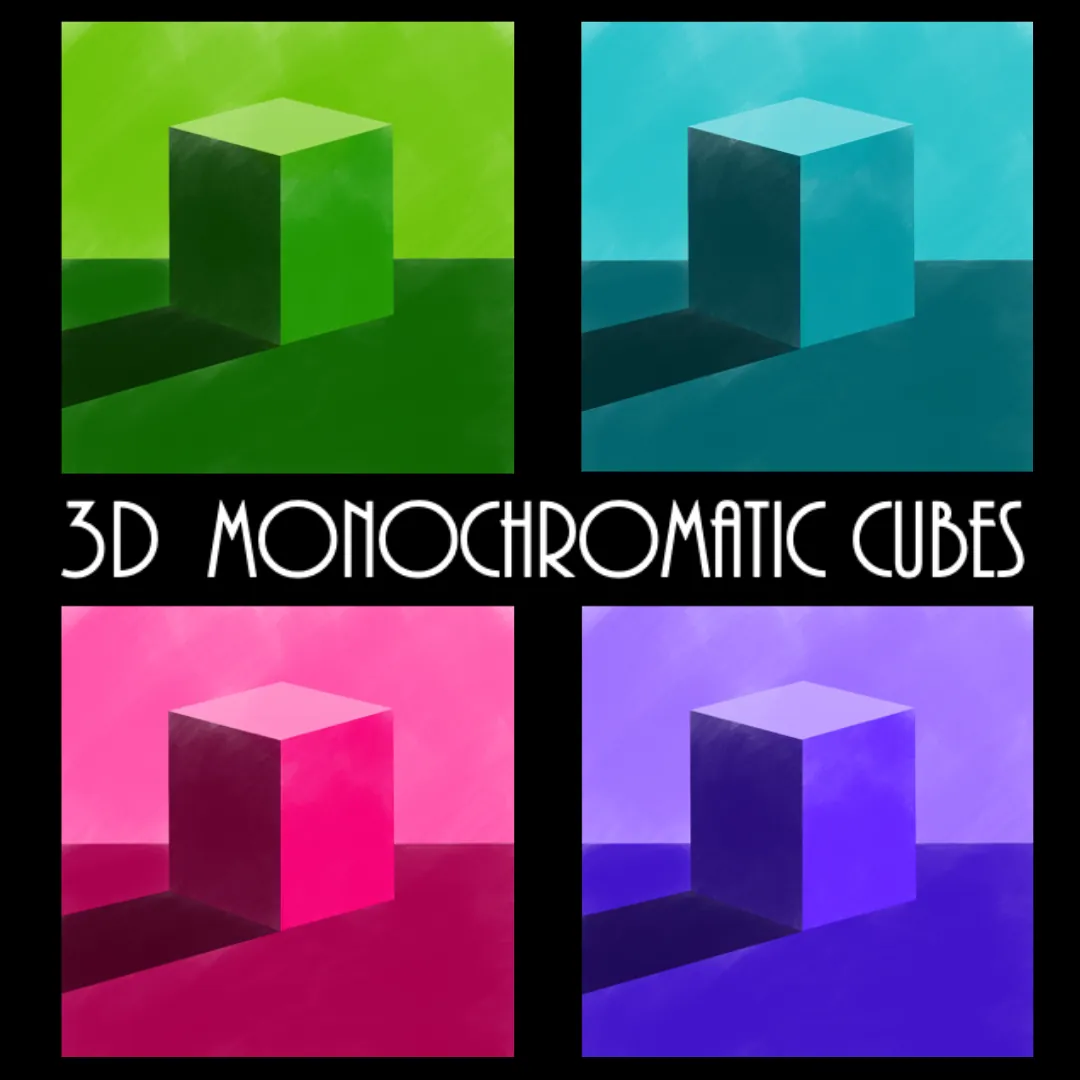 3D Monochromatic Cubes – cover