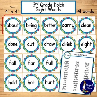 3rd Grade Dolch Sight Words Word Wall – cover