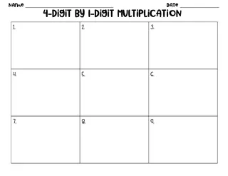4 Digit x 1 Digit Multiplication Maze – sample page 4