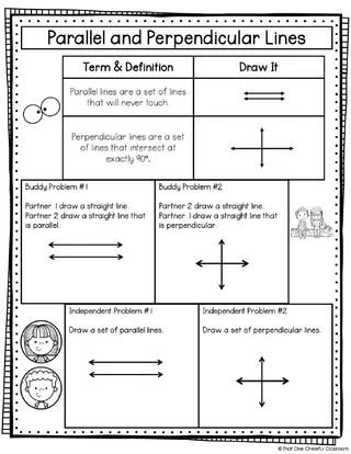 4th Grade Geometry Math Notes – sample page 3