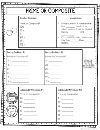 4th Grade Multiplication Math Notes – sample page 2