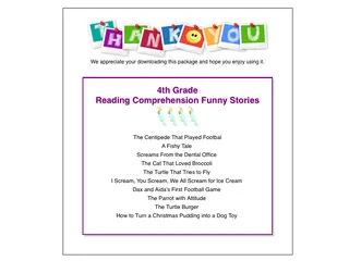 4th Grade Reading Comprehension Passages - Funny Stories – sample page 2