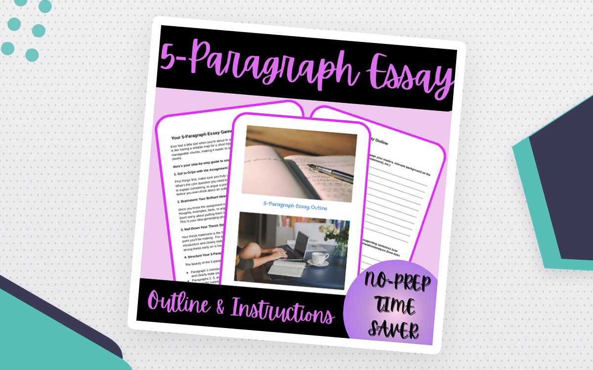 5-Paragraph Essay Outline with Instructions preview