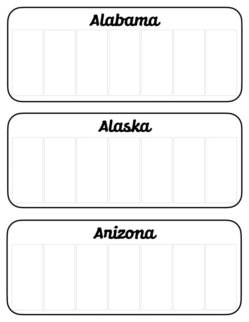 50 States License Plates – cover
