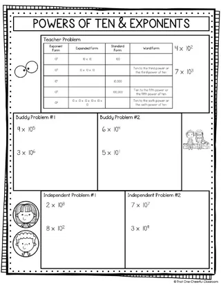 5th Grade Place Value Math Notes – sample page 2