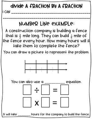 6th Grade Dividing Fractions Student Guided Notes – sample page 4