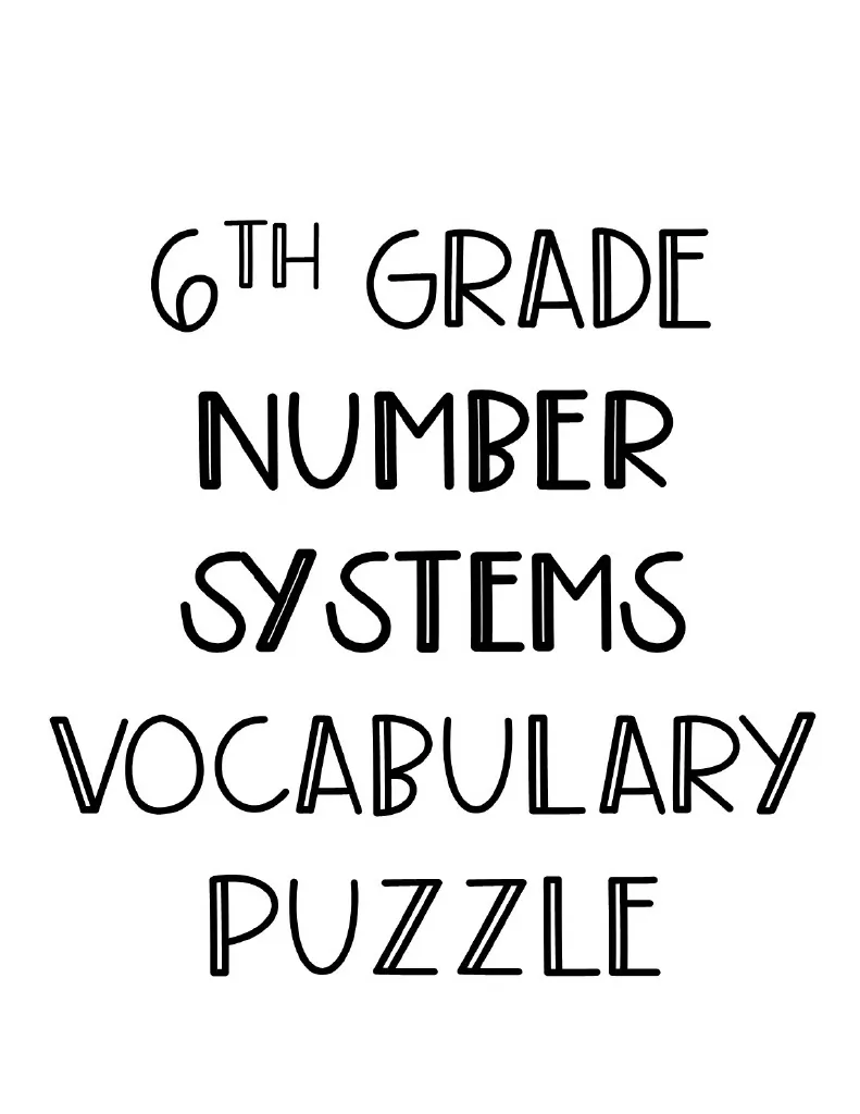 Crossword 6Th Grade – cover