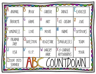 ABC Countdown – End-of-Year Writing & Book – preview 2