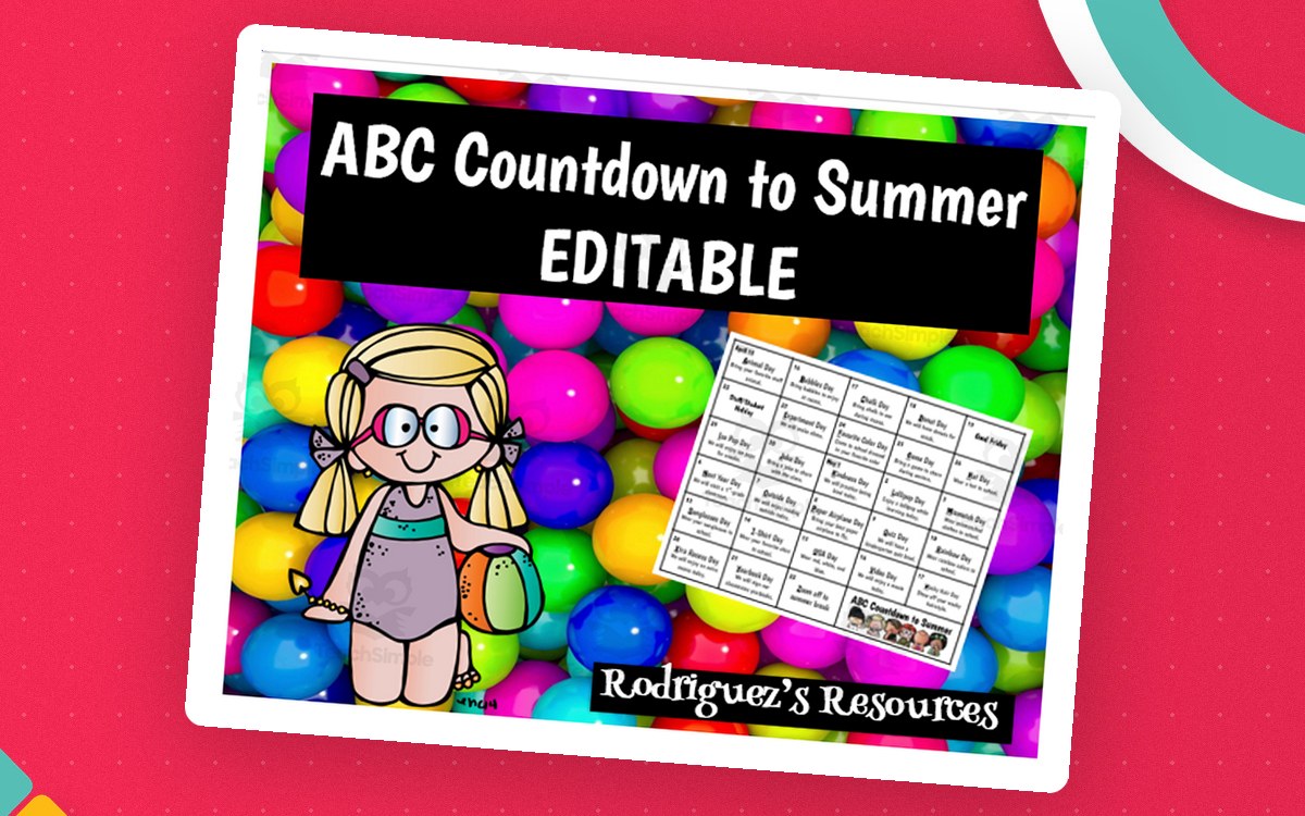 ABC Countdown to Summer – Editable End-of-Year Plan preview