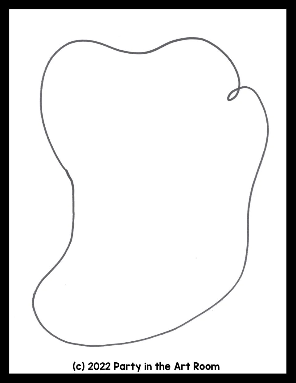 Second face template provides a tall organic shape with an upper-right loop for adding portrait game features
