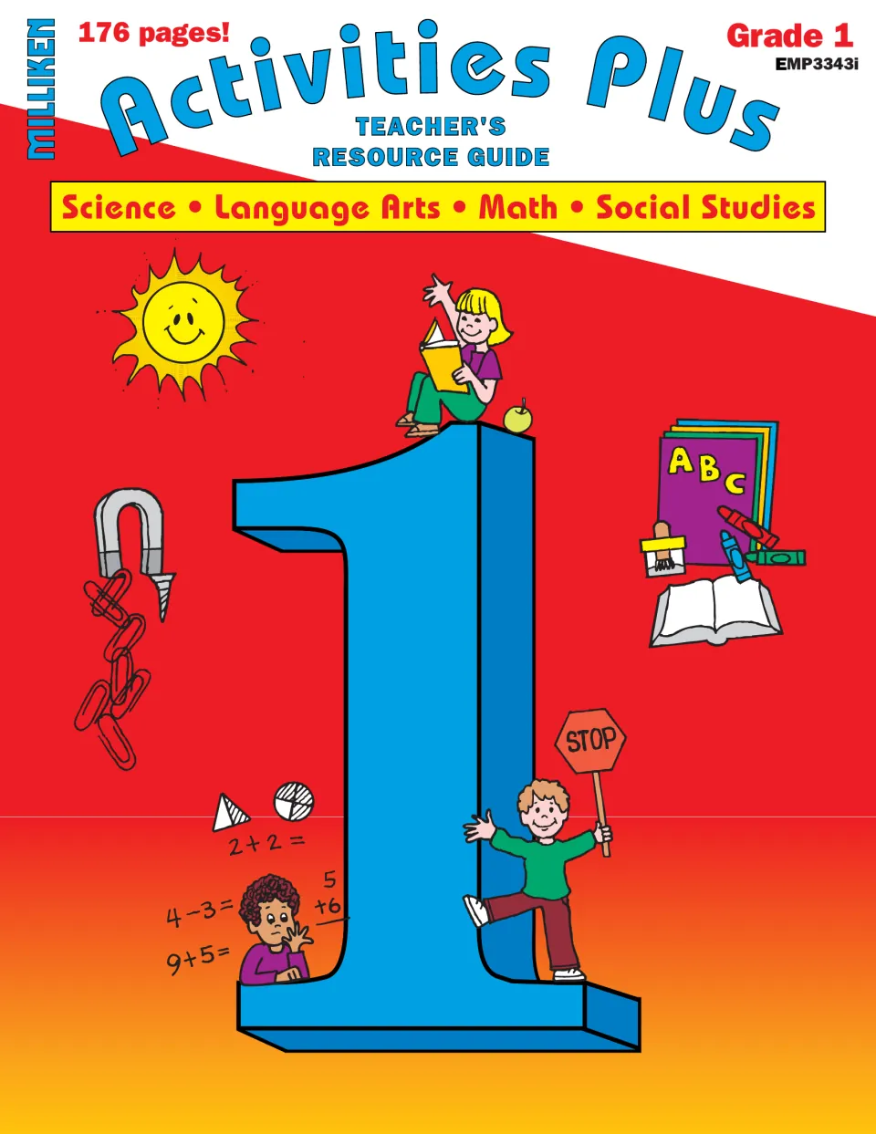 Activities Plus Grade 1 teacher's resource guide cover: 176 pages of science, language arts, math and social studies