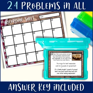 Add, Subtract & Multiply Fractions in Recipes - Florida BEST MA.4.FR.2 – preview 3