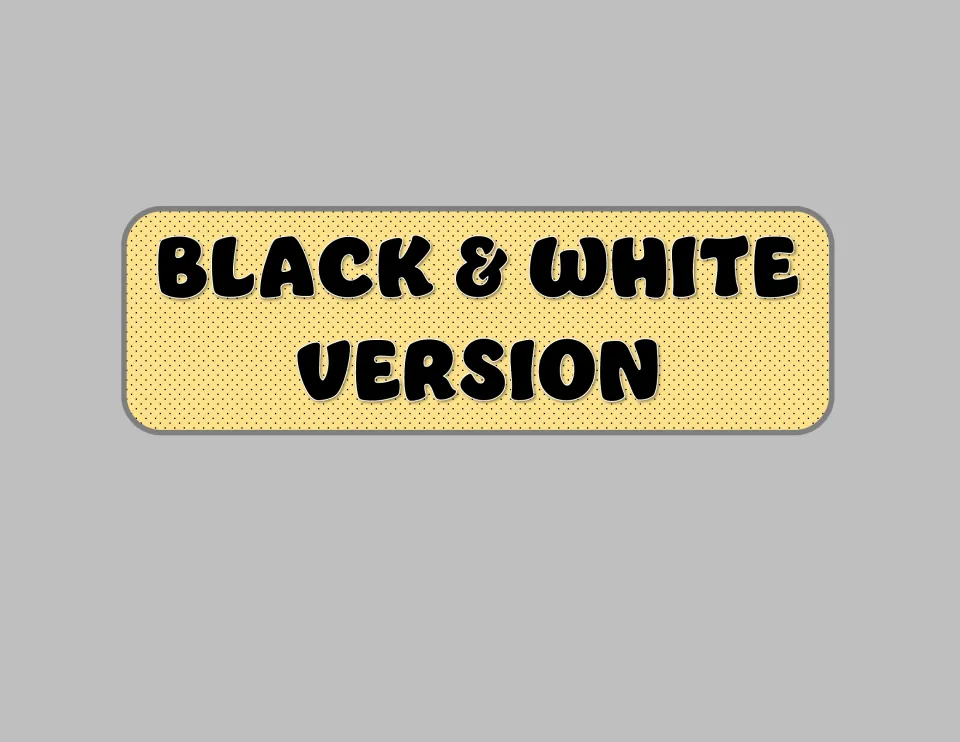 Black & White Version divider introducing the resource’s black-and-white decimal word problem task cards