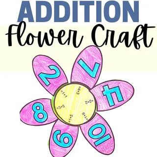 Addition Flower Craft – sample page 4