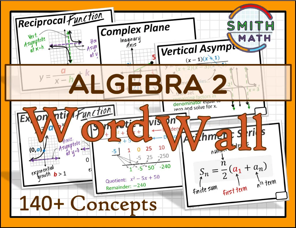 Algebra 2 Word Wall – cover