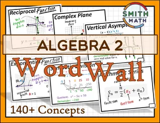 Algebra 2 Word Wall – cover
