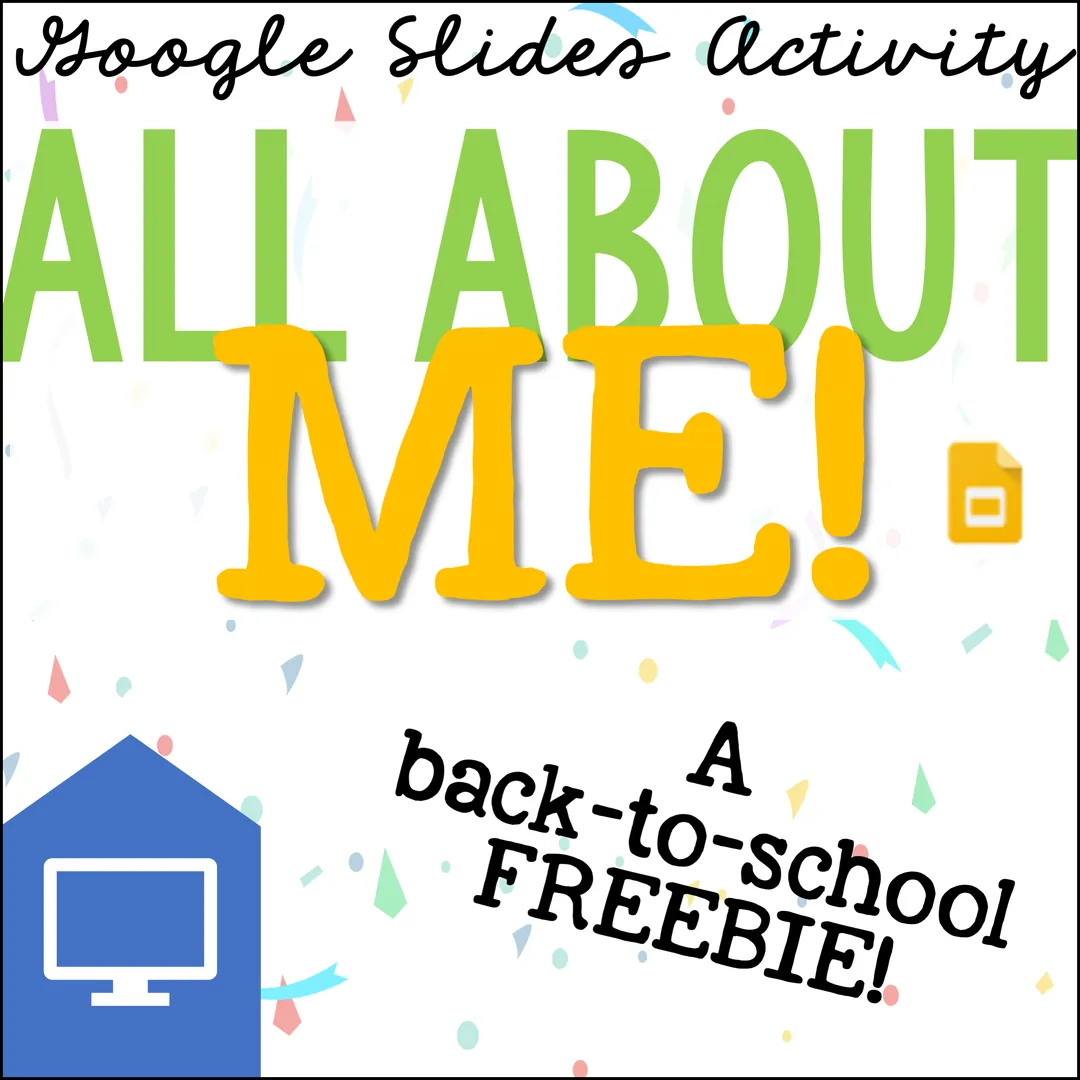 All About Me – Back to School Presentation – cover