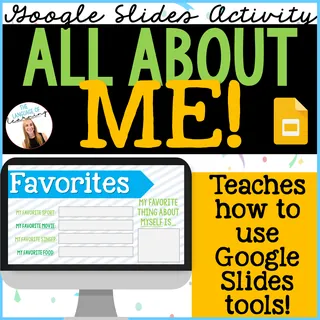 All About Me – Back to School Presentation – preview 1