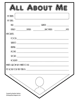 All About Me Banner – cover
