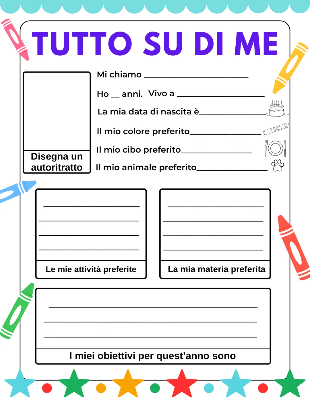 All About Me in Italian – cover