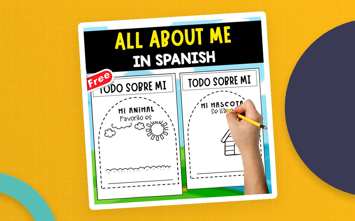 ALL ABOUT ME | IN SPANISH | TODO SOBRE MI preview: Spanish Todo sobre mí personal-response pages