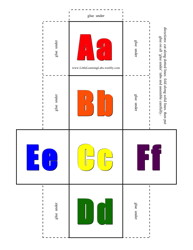 Alphabet Dice Collection Upper &amp; Lower Cases teaching resource preview