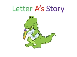 Alphabet Story Book for Letters A-Z – sample page 2
