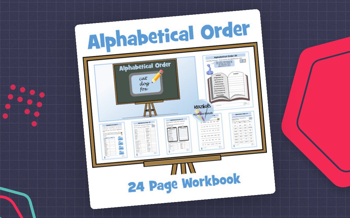 Alphabetical Order Worksheets teaching resource preview