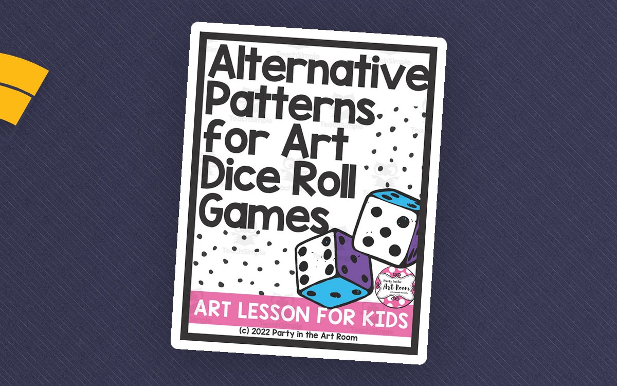 Alternative Patterns for Art Dice Roll Games teaching resource preview