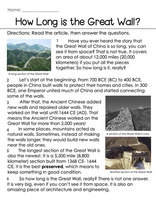 Ancient China Activity Pack – 3rd Grade VA SOL – sample page 3