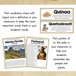 Ancient Civilizations: Aztec, Inca, and Maya Unit Study – preview 1