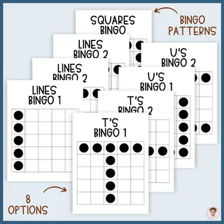 Ancient Egypt Bingo (40 Cards, 8 Ways to Win) – sample page 3