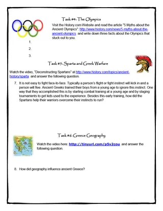 Ancient Greece WebQuest – sample page 3