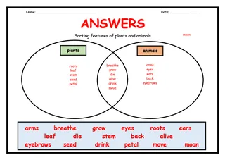 Animals and Plants Characteristics Venn Diagram – sample page 2
