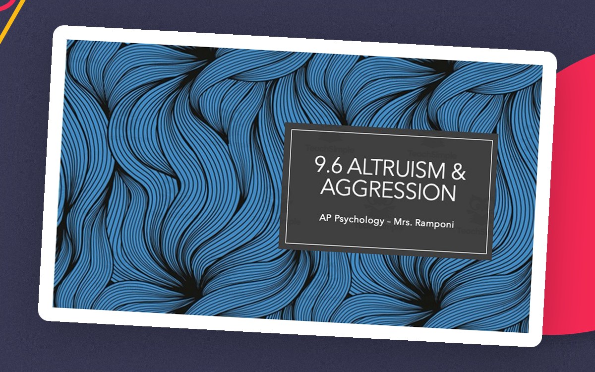 AP Psych Lecture – Altruism, Aggression, Attraction preview: altruism ap psych presentation slides
