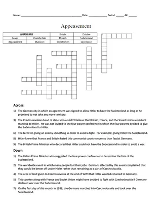 Appeasement Crossword Clue – cover