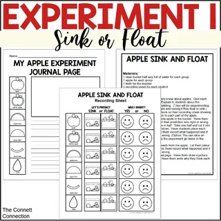 Apple Science Experiment - Sink or Float – cover