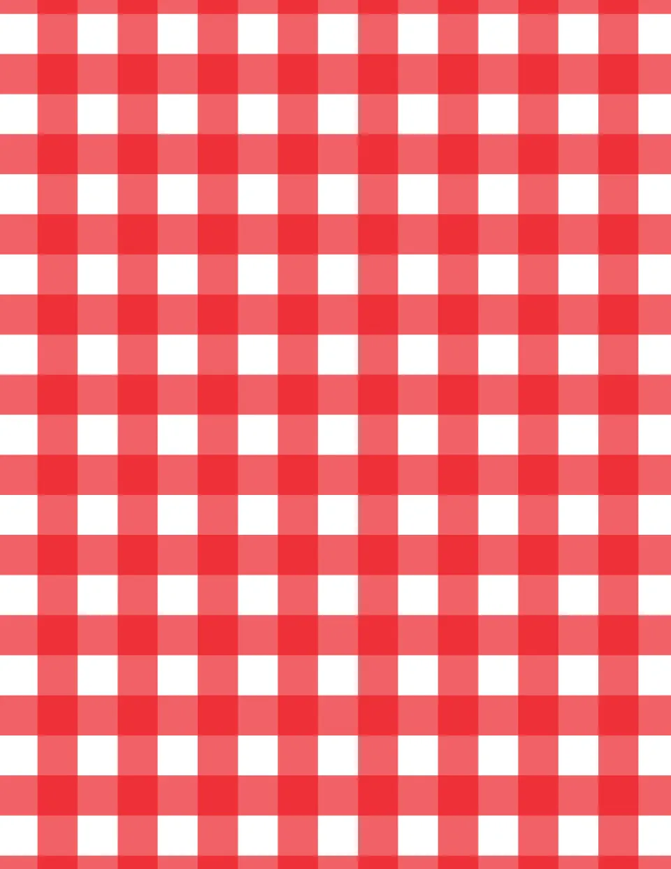 Red-and-white checkered backing sheet for the printable apple sight-word cards used in the two games.
